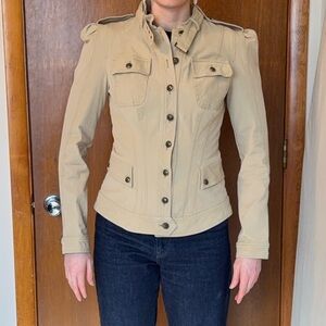 Sz 4 Betsey Johnson Skull Utility Jacket